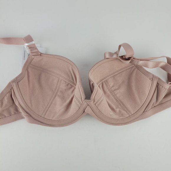 NWT Panache Zara Nude Multiway Padded Plunge Bra 30DD - Picture 6 of 10